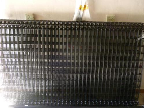 zwarte draadpanelen 3D 22 stuks, Tuin en Terras, Gaas en Draad, Nieuw, Draad, 20 meter of meer, Ophalen