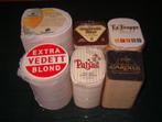 lot van 6 diverse stangen bierviltjes (1), Verzamelen, Ophalen of Verzenden, Nieuw, Viltje(s), La Trappe