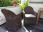 tuinstoelen en teak tafel, Jardin & Terrasse, Chaises de jardin, Comme neuf, Enlèvement, Bois de teck