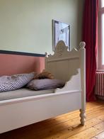 Massief volhouten bed van Opsetims- helft van nieuwprijs, Maison & Meubles, Chambre à coucher | Lits, Comme neuf, 90 cm, Bois