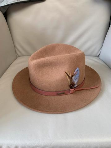 Stetson hoed M, Kleding | Dames, Hoeden en Petten, Ophalen of Verzenden, Zo goed als nieuw, Hoed