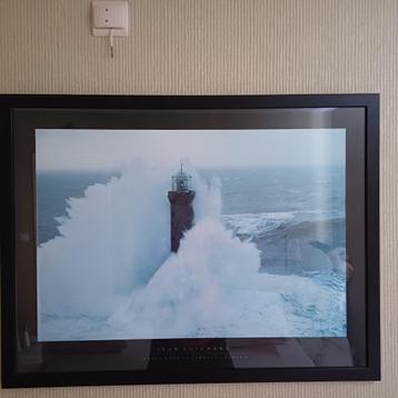 Cadre avec photo de la mer/du phare