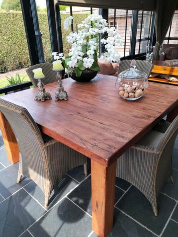 Vierkante eetkamertafel, Huis en Inrichting, Ophalen, Gebruikt