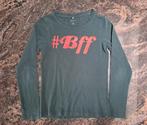Mt 134-140 Donkergroene T-shirt lange mouwen #Bff, Name it, Meisje, Ophalen of Verzenden, Zo goed als nieuw