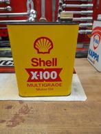 old shell x-100 multigrade lege oliekan, Verzenden, Gebruikt, Overige typen