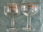 2 verschillende glazen La Trappe Trappist 16 cm hoog, Verzamelen, Glas en Drinkglazen, Ophalen, Zo goed als nieuw