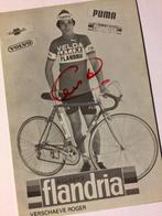 Wielerkaart 1977 team flandria roger verschaeve signe, Verzenden