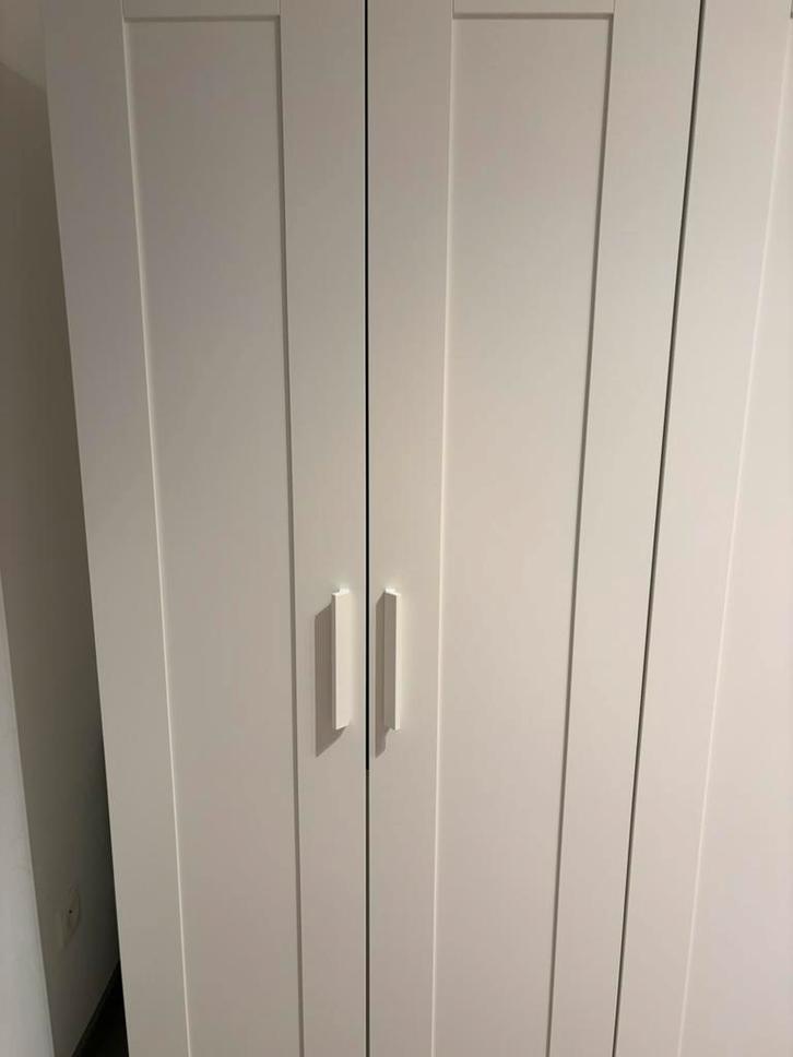 Armoire 2 portes blanche 78x190 cm, Maison & Meubles, Armoires | Penderies & Garde-robes, Comme neuf, 150 à 200 cm, 50 à 100 cm