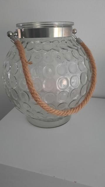 Vase en verre/bougeoir