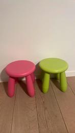 Kinderstoeltjes rose en groen, Ophalen, Zo goed als nieuw