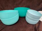 Tupperware Saturnus ruimtekommen, Ophalen, Gebruikt, Groen, Bak of Kom