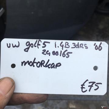 Vw Golf 5 1.4B 3drs 2006 Wagennr 2400165  Motorkap beschikbaar voor biedingen