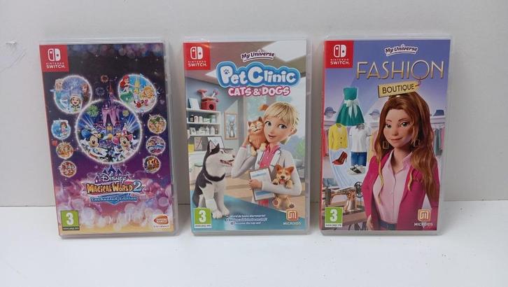 nintendo SWITCH lot van 3 spellen, Games en Spelcomputers, Games | Nintendo Switch, Zo goed als nieuw, Ophalen of Verzenden