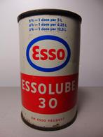 Vintage blik Esso Essolube, Collections, Marques & Objets publicitaires, Emballage, Utilisé, Enlèvement ou Envoi