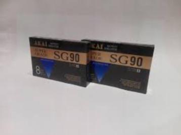 Video Film cassettes - Akai SG 90, Enlèvement, Utilisé, Autres types