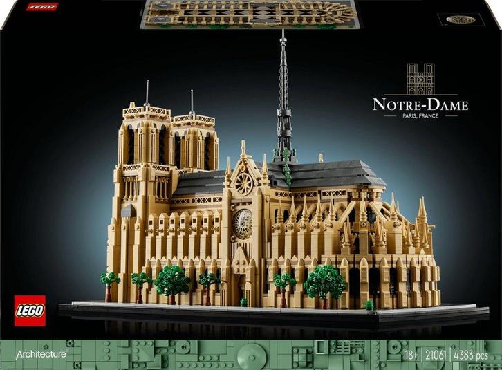 LEGO Architecture Notre-Dame van Parijs - 21061, Kinderen en Baby's, Speelgoed | Duplo en Lego, Nieuw, Lego, Complete set, Ophalen of Verzenden