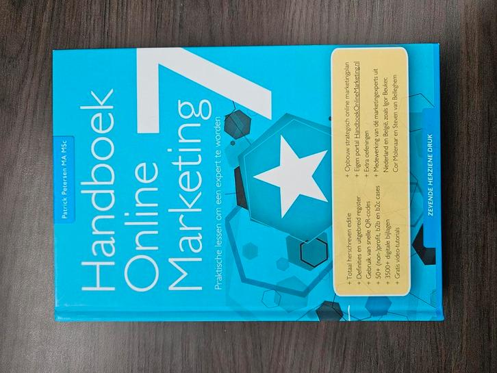 Patrick Petersen - Handboek Online Marketing 7, Boeken, Economie, Management en Marketing, Zo goed als nieuw, Ophalen