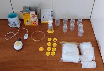 Medela solo borstkolf, flesverwarmer en toebehoren  beschikbaar voor biedingen
