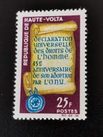 Haute-Volta 1963 Déclaration universelle droits de l'homme**, Enlèvement ou Envoi, Non oblitéré, Autres pays