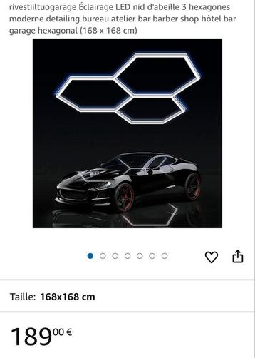 ECLAIRAGE NID D'ABEILLE LED HEXAGONAL NEUF, Enlèvement