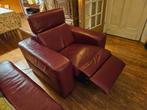 Fauteuil relax Chateau d'Ax  cuir., Enlèvement, Comme neuf, Cuir