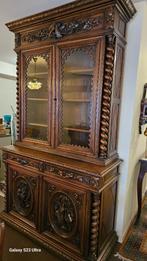 Prachtige antieke buffetkast met jachttaferelen, Antiek en Kunst, Ophalen