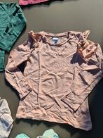 Roze longsleef, trui, pull met ruches, CA, 128, Enlèvement, Comme neuf