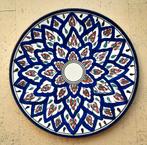 Grote vintage keramische wandplaat wandbord sierbord, Antiek en Kunst, Ophalen of Verzenden