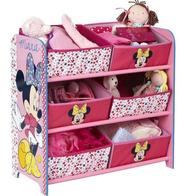 Minnie Mouse Opbergrek / Opbergkast Disney - Van 69 voor 39!, Kinderen en Baby's, Kinderkamer | Commodes en Kasten, Nieuw, Kast