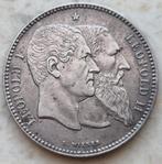 2 Francs 1830-1880 Leopold II / Topkwaliteit !, Enlèvement ou Envoi, Monnaie en vrac, Argent