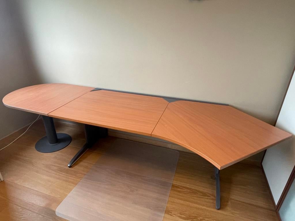 table de bureau, Bureau d'ordinateur, Comme neuf, Enlèvement, Brun