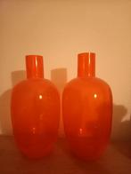Retro vintage oranje vazen, Ophalen, Huis en Inrichting