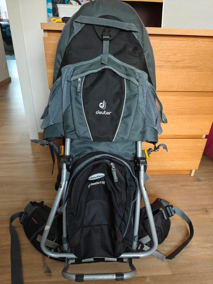 Porte-bébé de randonnée Deuter Kid Comfort III Très bon état, Kinderen en Baby's, Babydragers en Draagdoeken, Draagzak, Ophalen