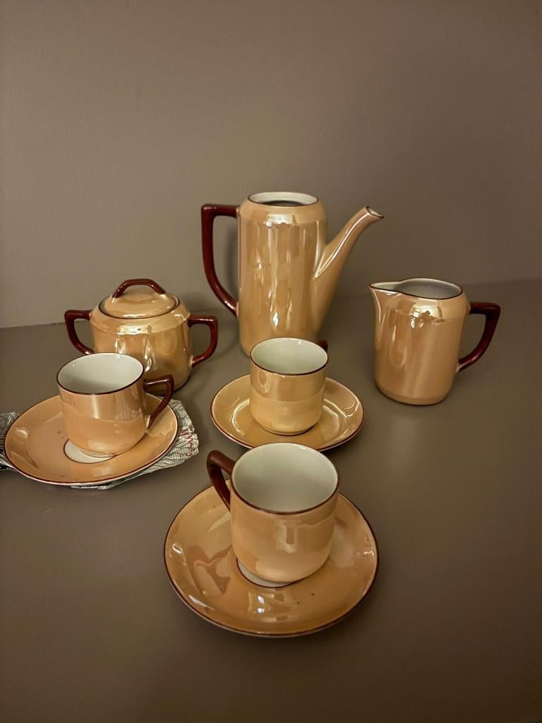 koffieserviesje mokka, Ophalen