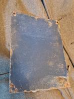 Ww2 emaille plaat 20cm op 15 cm fotos beschikbaar, Ophalen of Verzenden