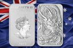 1 oz zilver baar Perth Mint Dragon 2021, Enlèvement ou Envoi, Argent