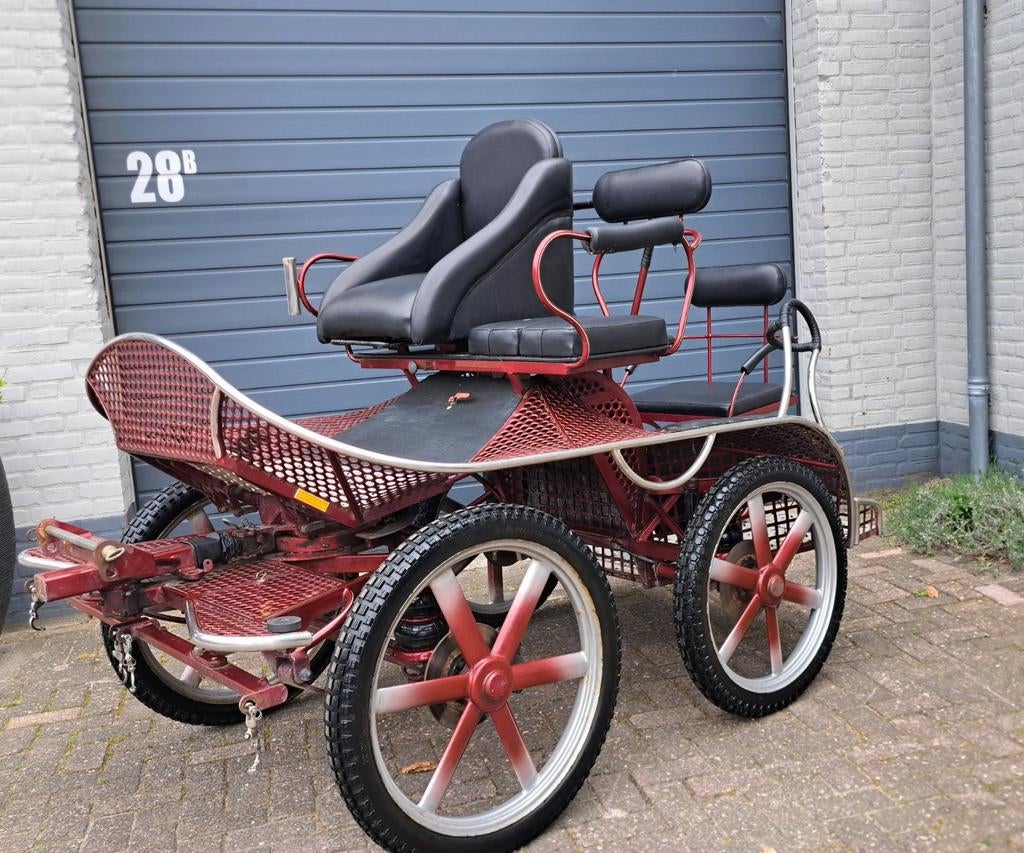 Menwagen marathonwagen koets rijtuig, Dieren en Toebehoren, Marathonwagen, Pony