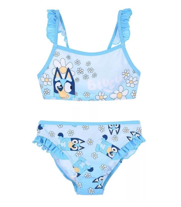Bluey Bikini - Blauw - Maat 98 -  104 - 110 - 116, Kinderen en Baby's, Kinderkleding | Kinder-zwemkleding, Nieuw, Bikiniset, Maat 104