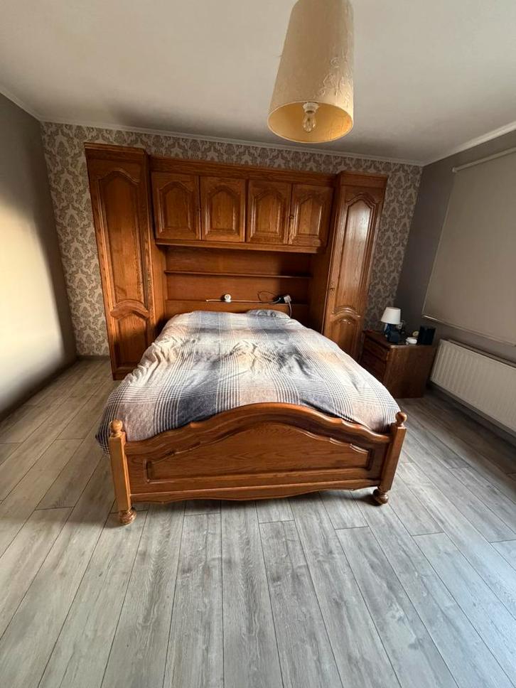 Eiken Slaapkamer - Hele inboedel te koop, Huis en Inrichting, Slaapkamer | Complete slaapkamers, Gebruikt, Ophalen