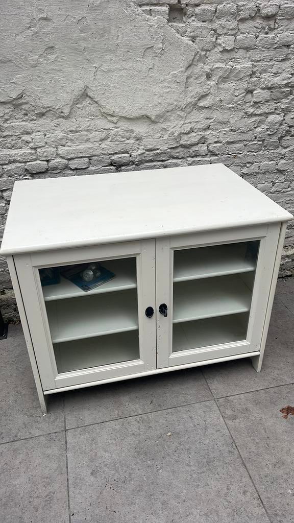 Vitrinekast, wit, Huis en Inrichting, Ophalen, 50 tot 100 cm, Overige houtsoorten, 50 tot 75 cm