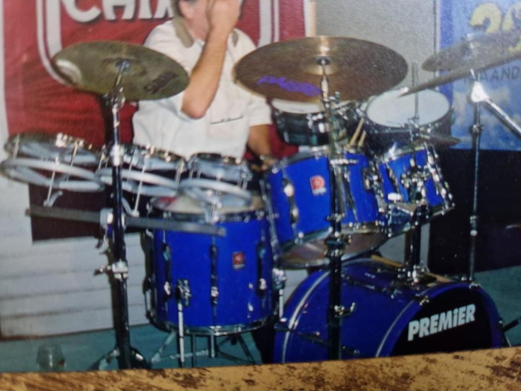 Compleet drumstel PREMIER zie omschrijving, Muziek en Instrumenten, Drumstellen en Slagwerk, Ophalen of Verzenden, Premier