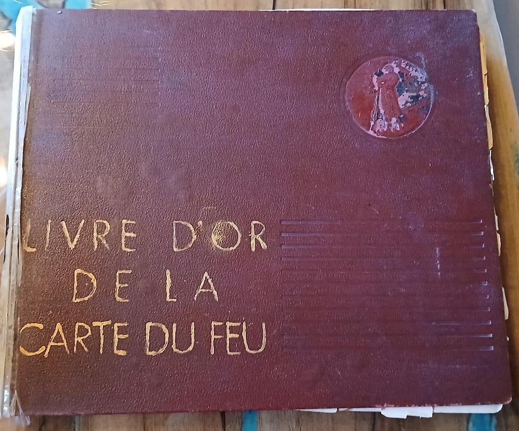 Livre d or de la carte du feu, Ophalen, Overige soorten, Boek of Tijdschrift