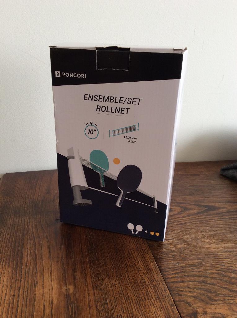 Set poteaux filet de ping pong, Sports & Fitness, Ping-pong, Enlèvement, Neuf, Filet, Raquette(s) ou Balle(s), Pliante