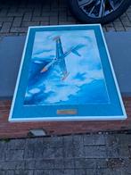 ABL  pièce unique , aquarelle aviation de P DE COCKER, Collections, Objets militaires | Général, Enlèvement, Armée de l'air, Autres types