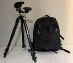 Manfrotto Tripod + Lowepro camera rugzak, Ophalen, Zo goed als nieuw, Lowepro