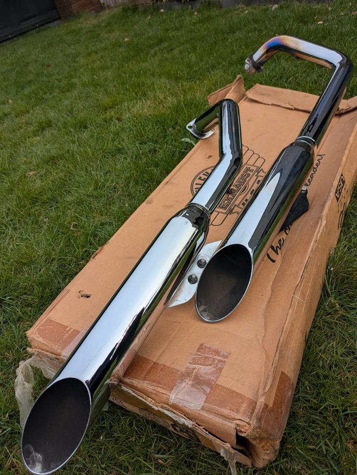 Honda shadow VT750 uitlaat Cobra boulevard clashcut, Motoren, Onderdelen | Honda, Ophalen of Verzenden