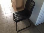6 Eetkamerstoelen, Ophalen, Overige materialen, Gebruikt, Zwart