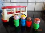 fisher price 141, minibusje met popjes*VINTAGE*, Enlèvement ou Envoi