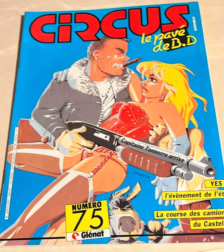 BD Circus n75 – 1984 – Glénat – vintage, Livres, BD, Comme neuf, Enlèvement ou Envoi