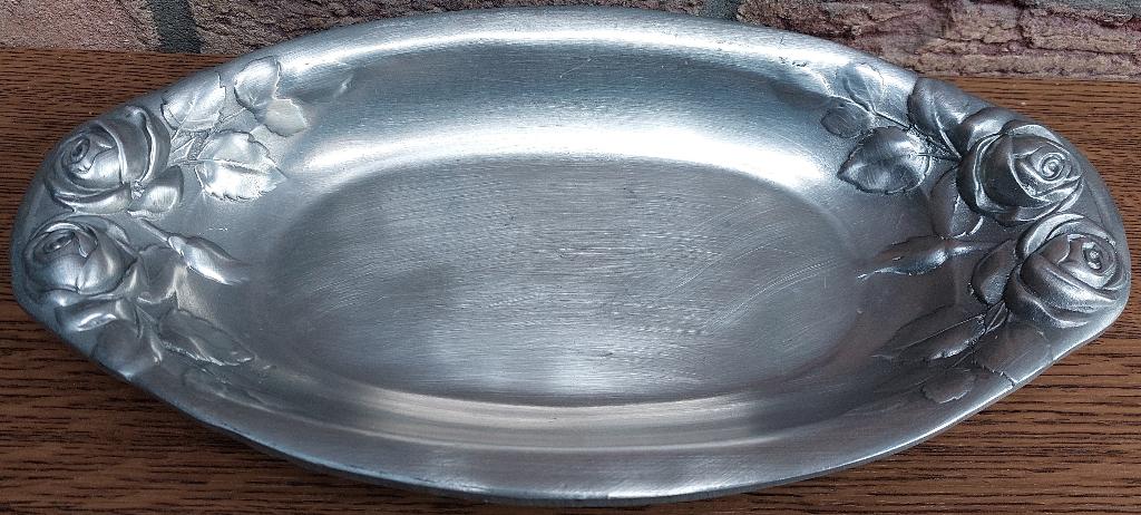 Tinnen schaal - 92 % tin - In uitstekende staat, Antiek en Kunst, Ophalen